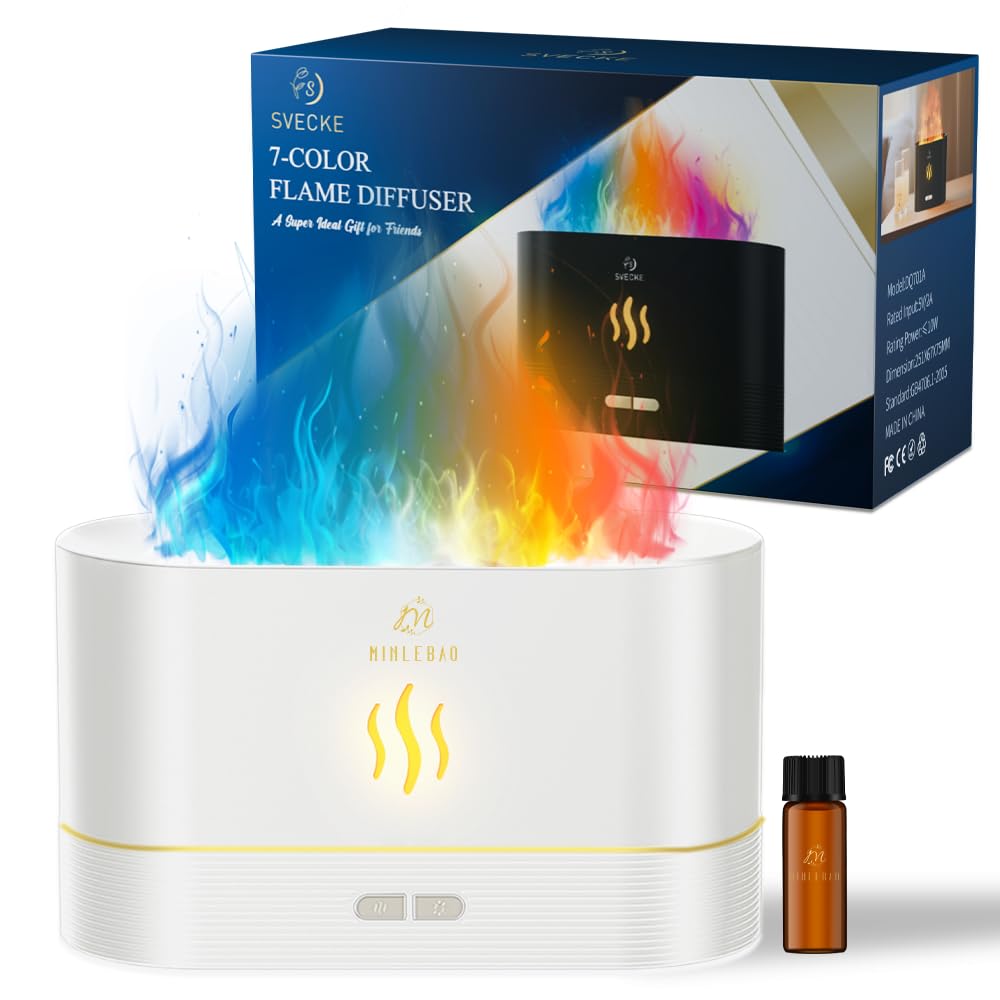 Vibrant Flame Aroma Diffuser with Mist Humidifier