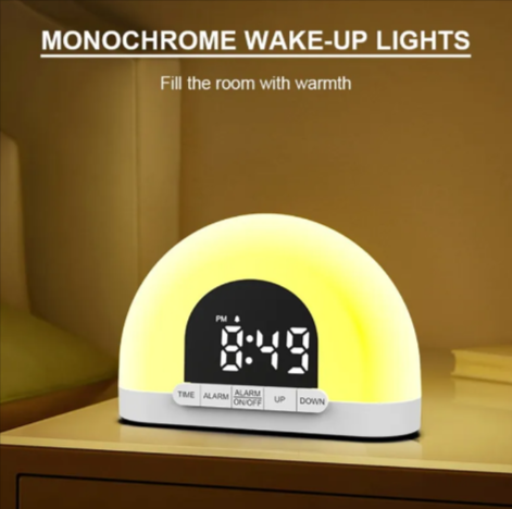 Morning Glow Alarm Clock with Light
