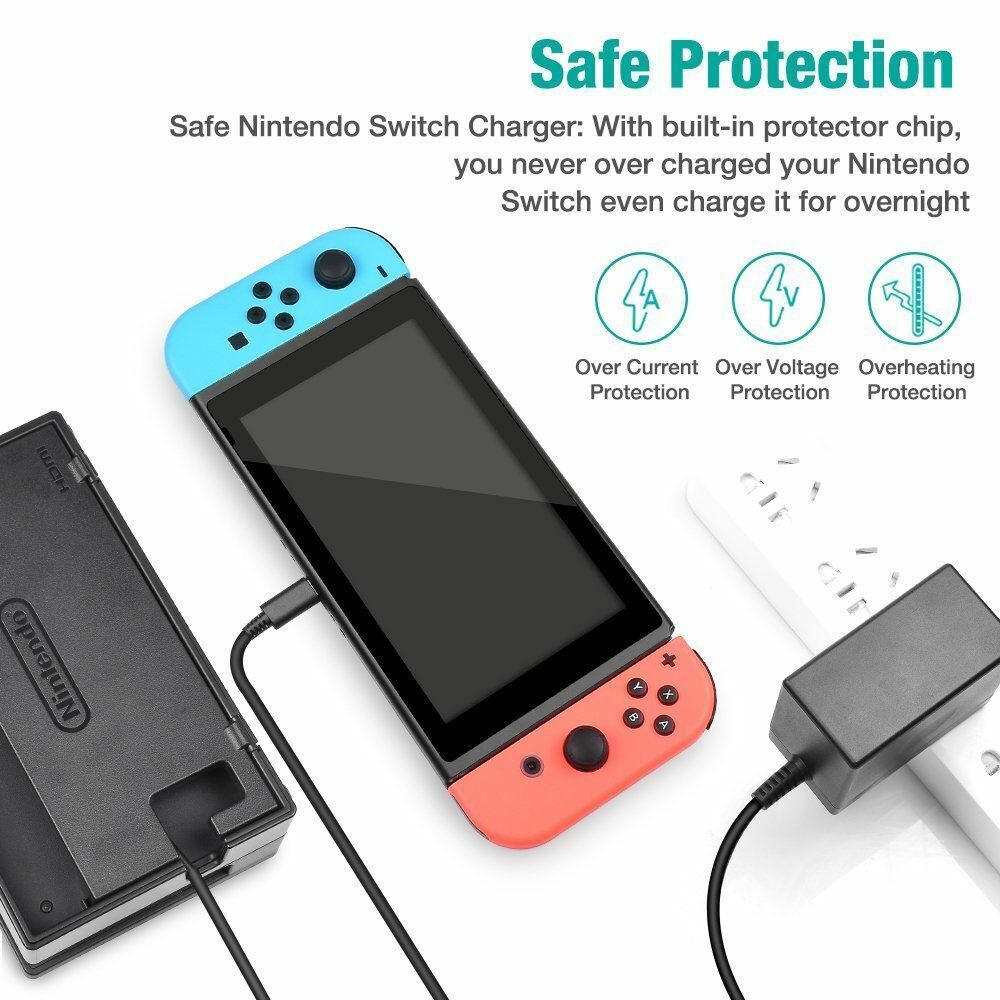 SwitchGo AC Adapter for Nintendo 2.4A