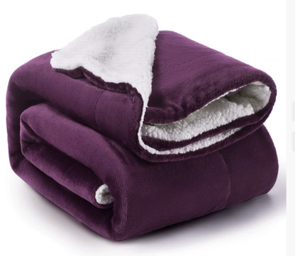 Cozy Lamb Microfleece Throw