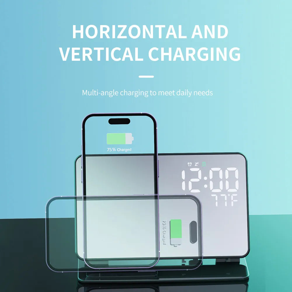 Multifunctional Wireless Charging Clock