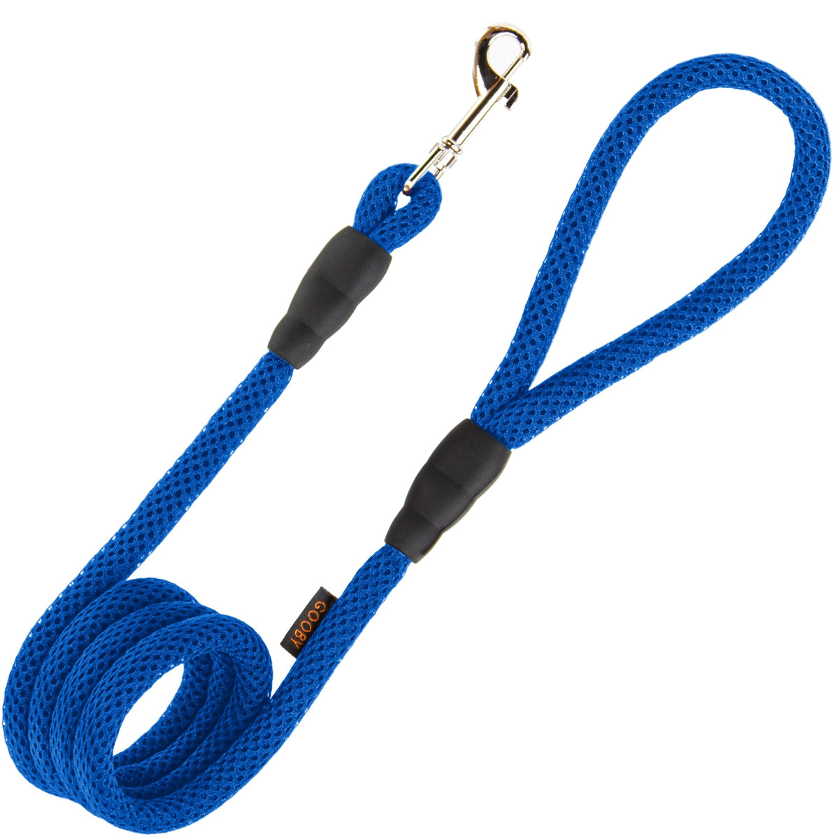 Gooby Blue Mesh Dog Leash - 4FT