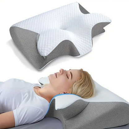 Ergonomic Memory Foam Neck Pillow