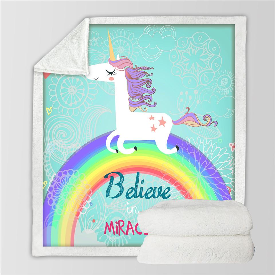 Magical Unicorn Fleece Blanket