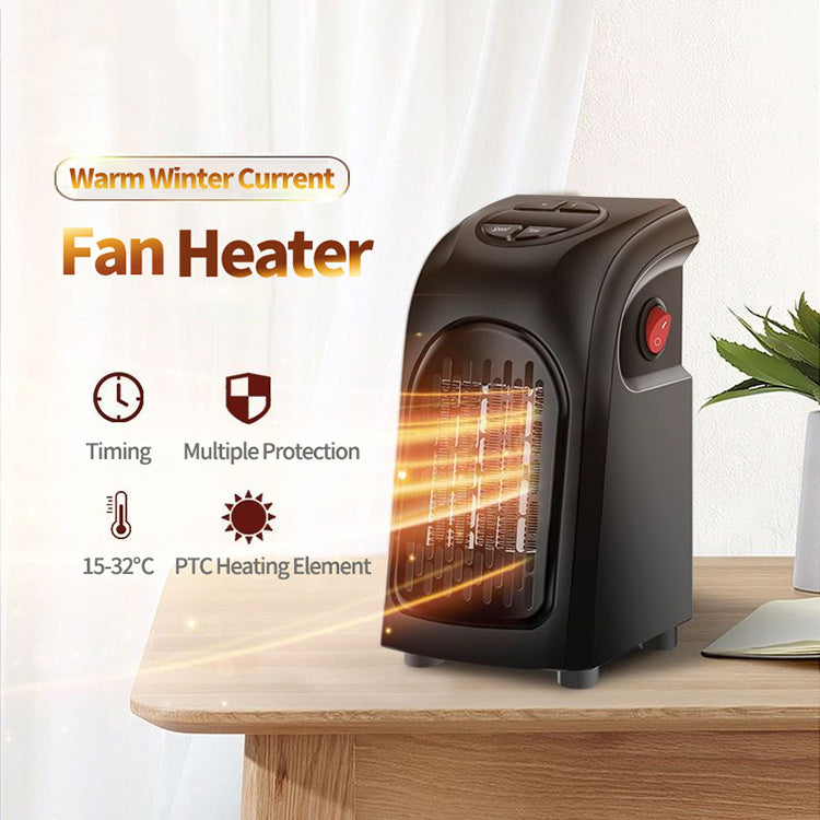 Compact Ceramic Heat Buddy – Ideal for Home, Office, & Outdoors