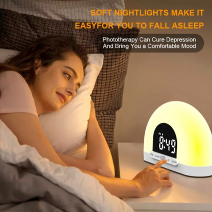 Morning Glow Alarm Clock with Light