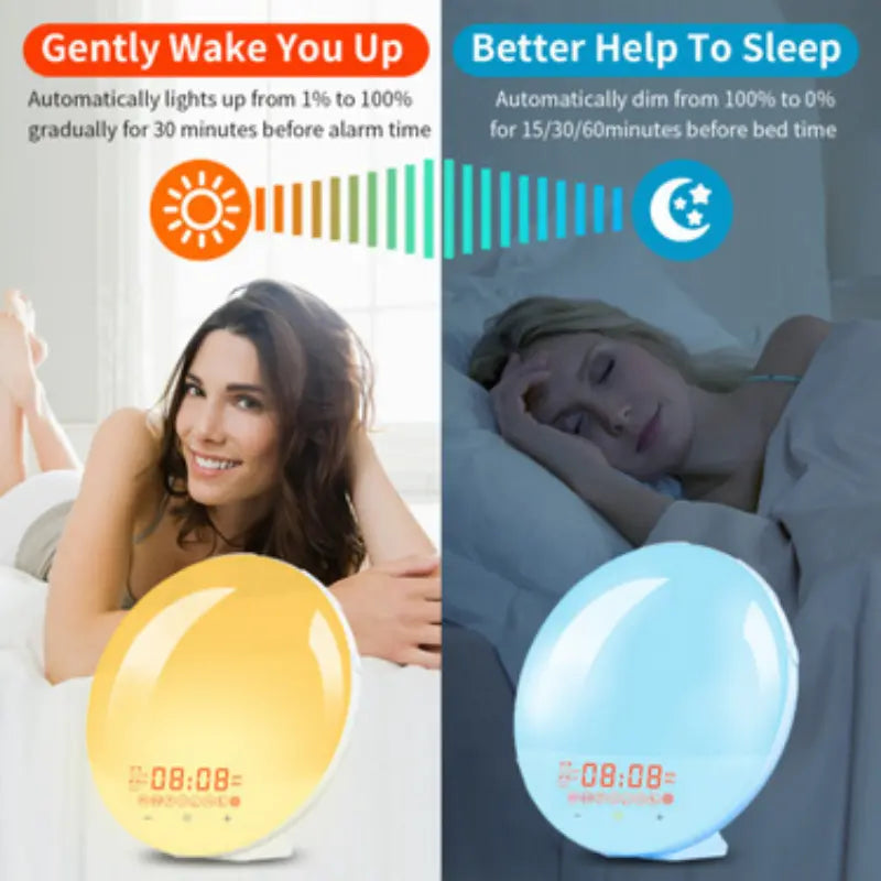 Kids' Dual Alarm Sunrise Clock