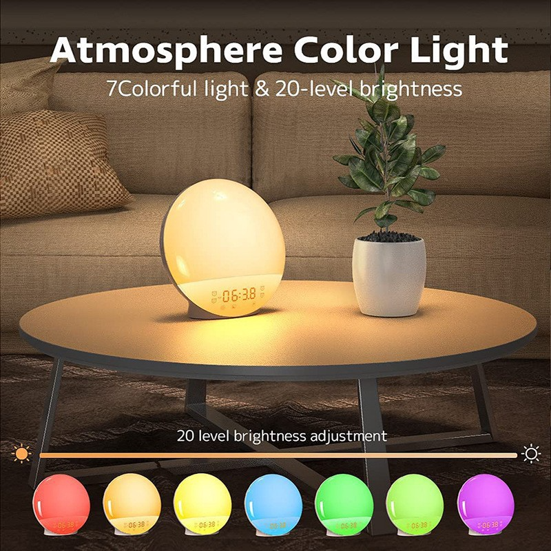 Sunrise Simulation LED Alarm Clock
