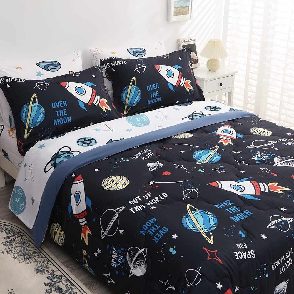 Galaxy Explorer 7-Piece Kids Comforter Set