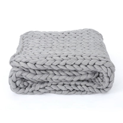 Silver Comfort Knit Blanket