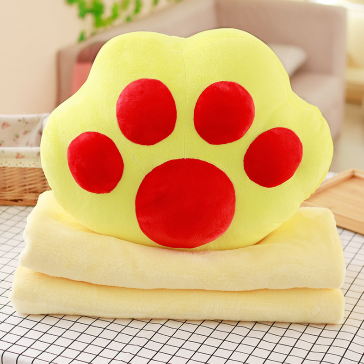 Paw Print Cozy Throw - AC Friendly