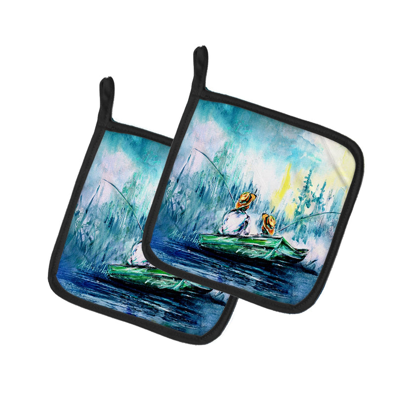 Bayou Fishing Pot Holder Duo