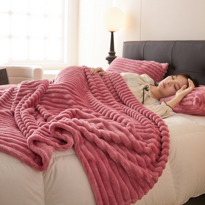 Rabbit Plush Anti-static Blanket
