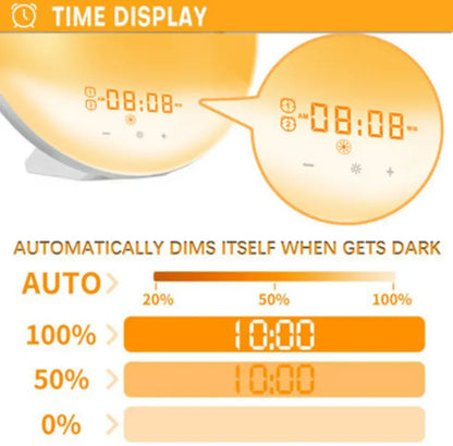 Kids' Dual Alarm Sunrise Clock