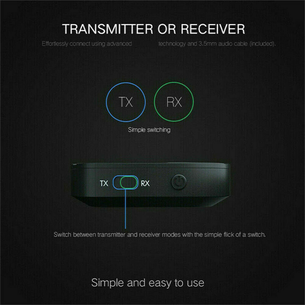 Bluetooth Dual-Function Audio Adapter for TV & Home