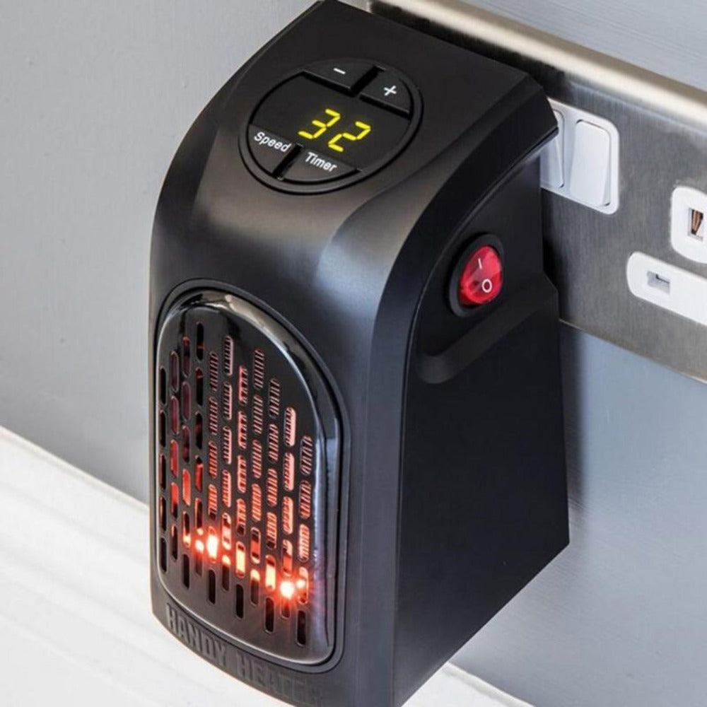 Compact Ceramic Heat Buddy – Ideal for Home, Office, & Outdoors
