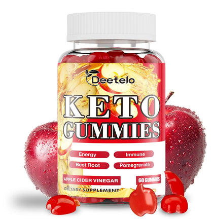 KetoBoost ACV Gummies 1500MG with B12 & B6