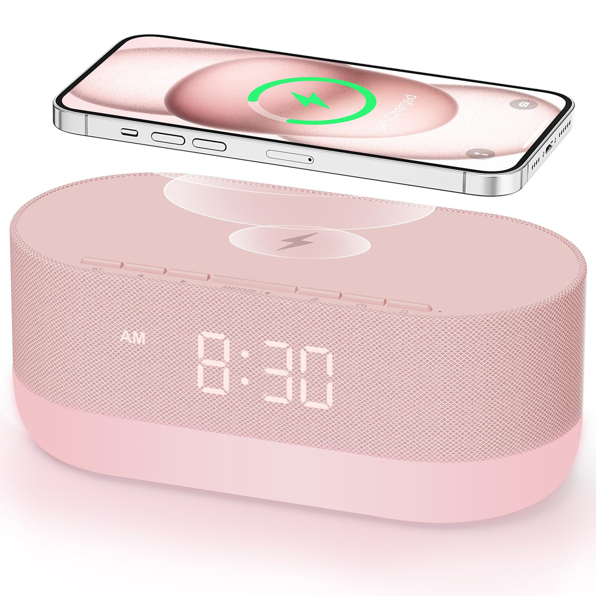 SLEEPWAVE Dual Speaker Sound Machine with Alarm Clock