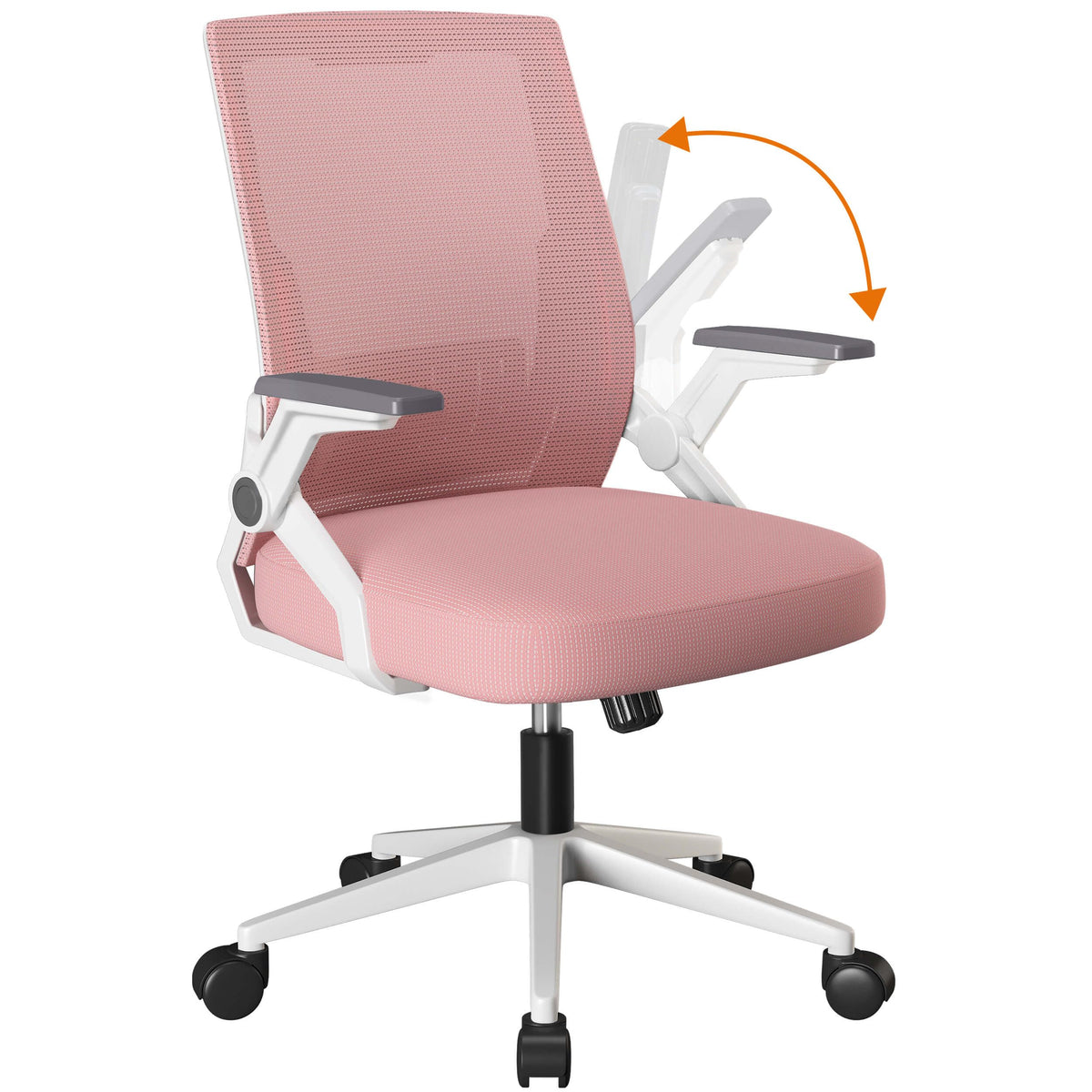 COMHOMA ErgoFlex Mesh Office Chair with Flip-up Armrests