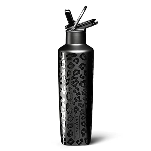 ChillMate Kids Water Flask | Leakproof & Insulated 16oz Bottle with Straw | Stainless Steel | Ideal for School (Matte Navy)