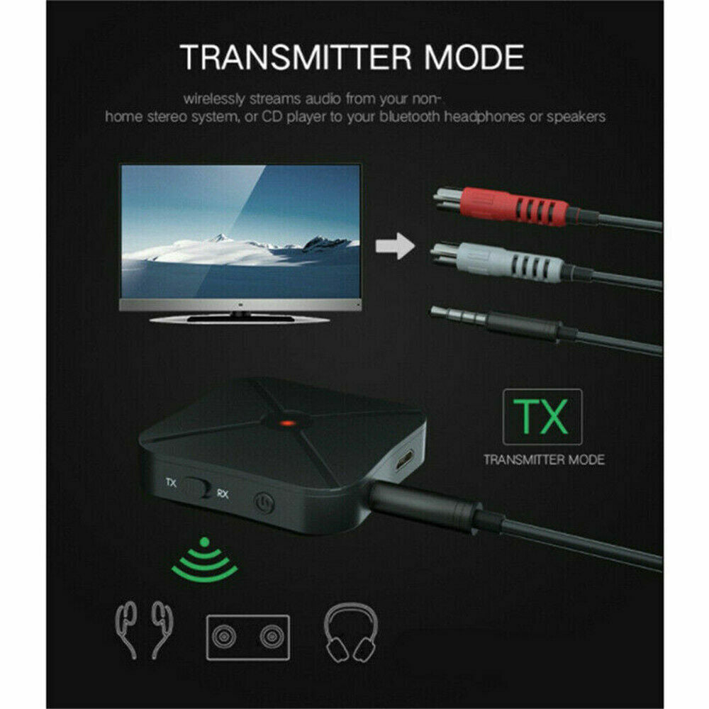 Bluetooth Dual-Function Audio Adapter for TV & Home