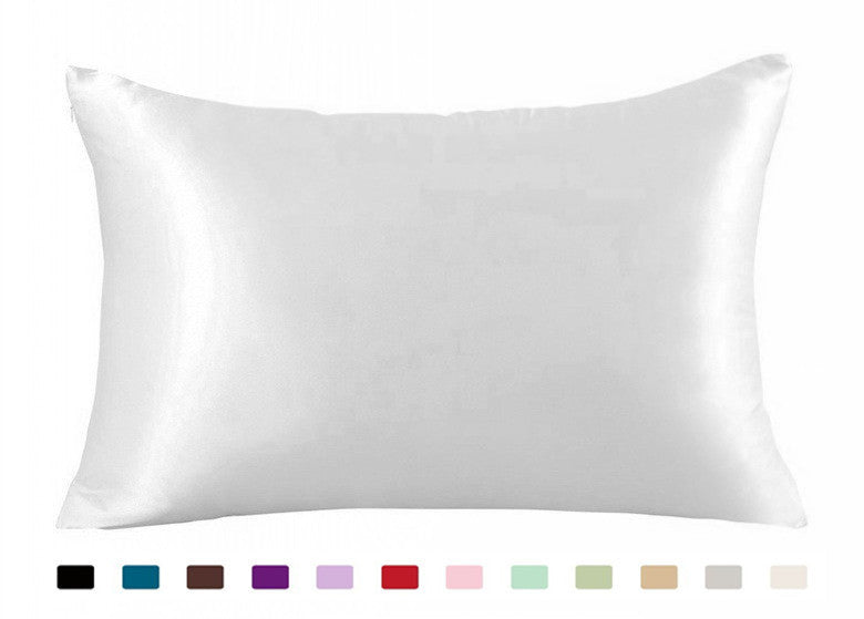 Silky Satin Solid Pillowcase