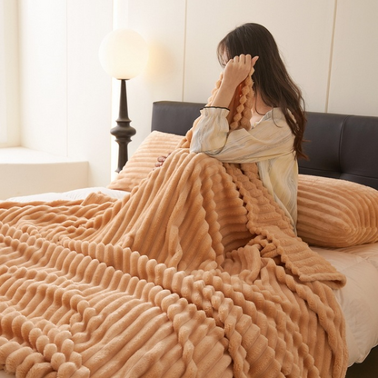 Rabbit Plush Anti-static Blanket