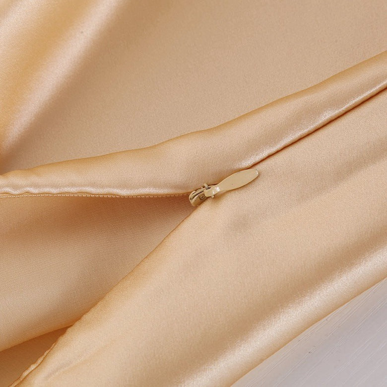 Silky Satin Solid Pillowcase