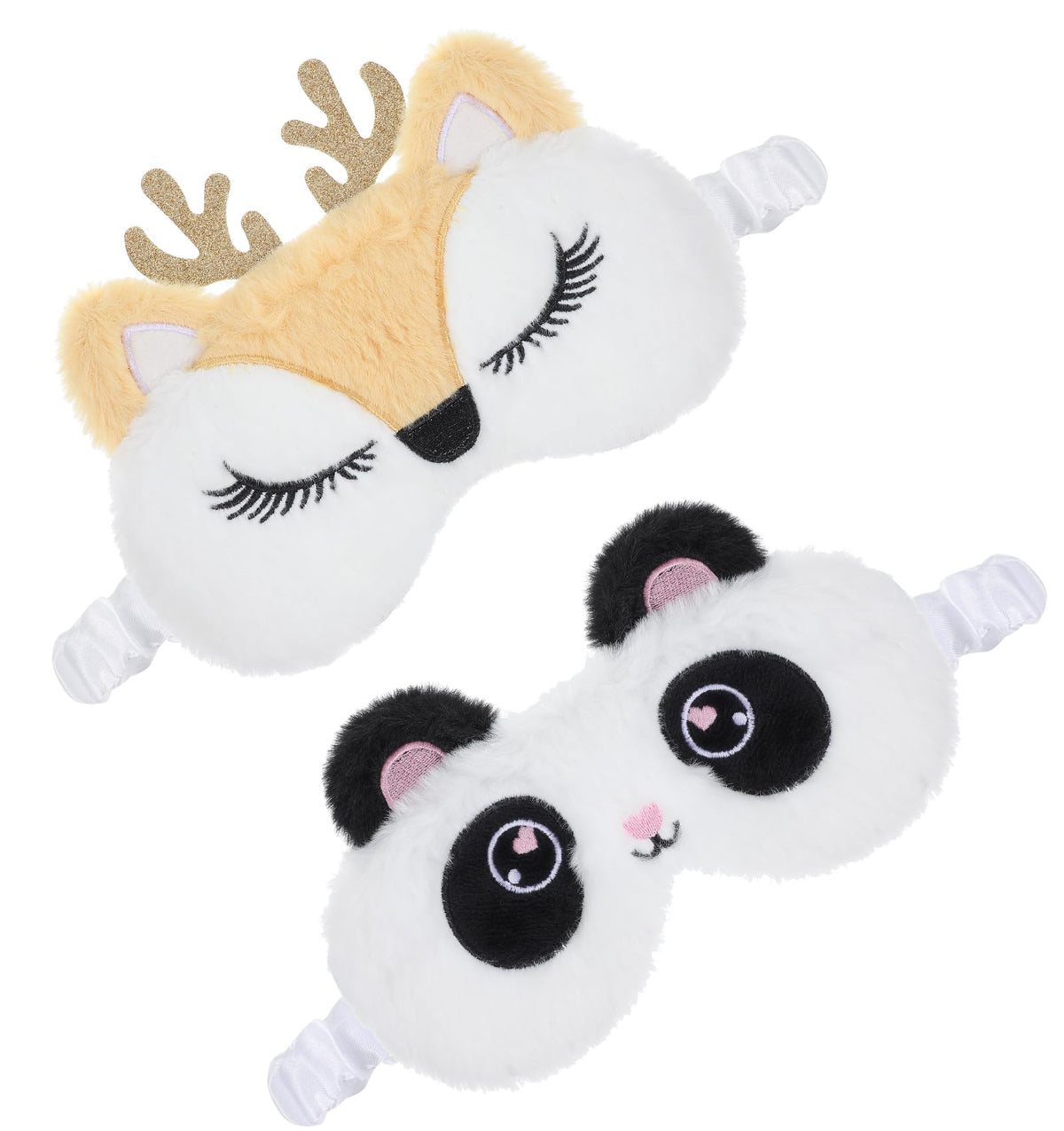 Fluffy & Cooling Eye Mask Duo for Girls