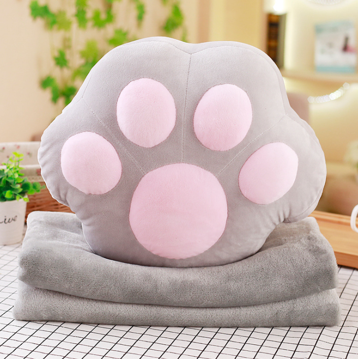 Paw Print Cozy Throw - AC Friendly