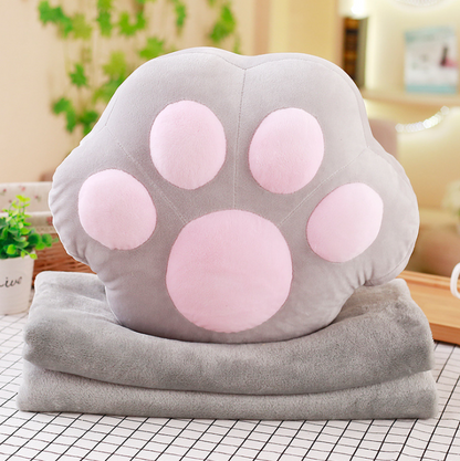 Paw Print Cozy Throw - AC Friendly