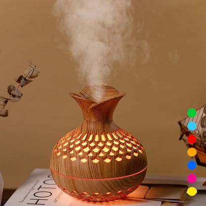 Floral Whisper Mini Humidifier - Quiet, Colorful & Portable