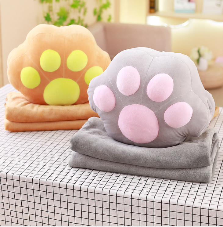 Paw Print Cozy Throw - AC Friendly