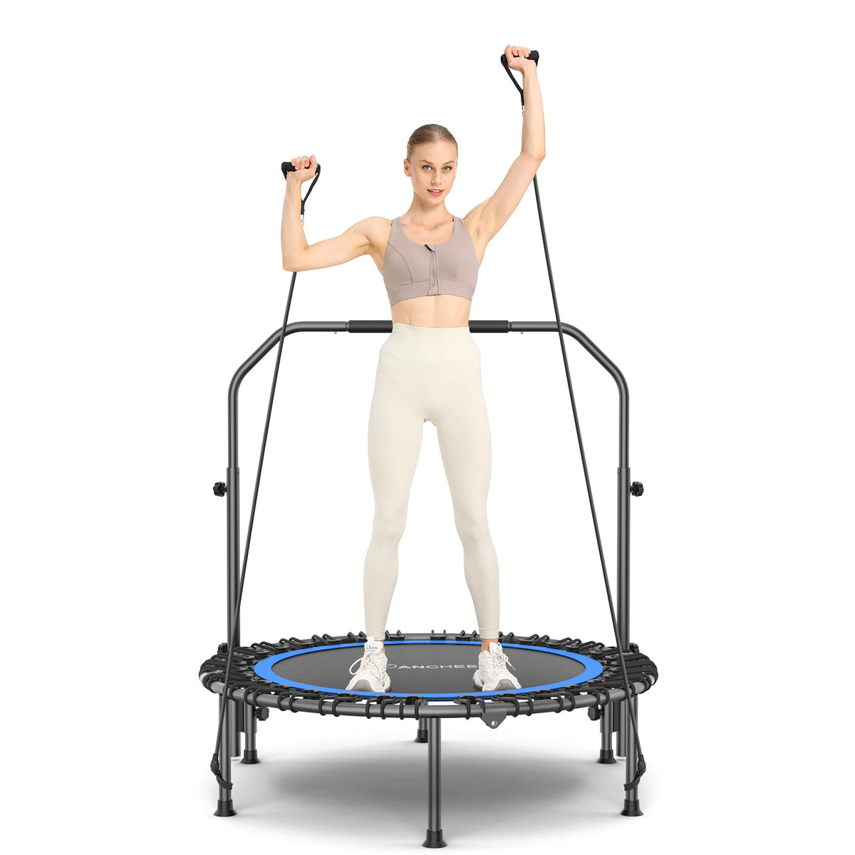 Compact 40' Fitness Rebounder for All Ages, Easy Setup
