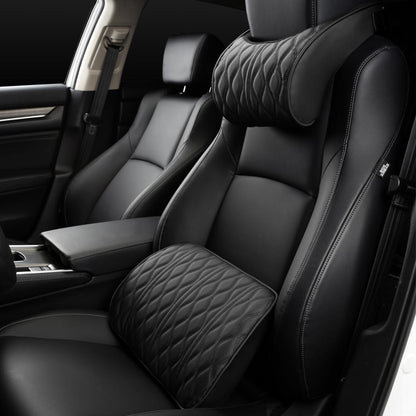 Universal Car Comfort Set: Headrest and Lumbar Support