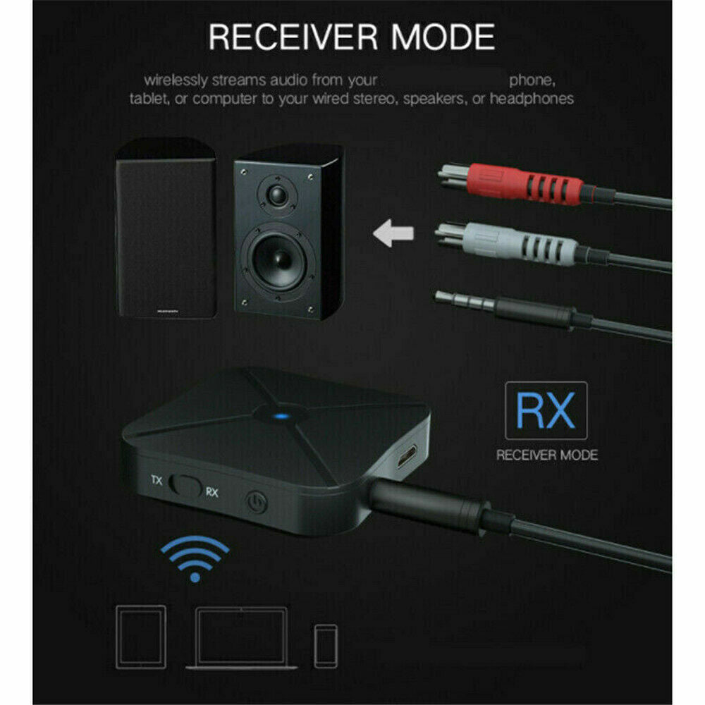 Bluetooth Dual-Function Audio Adapter for TV & Home