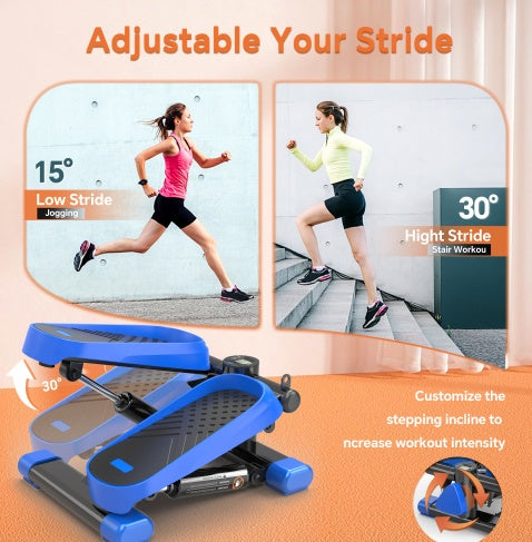 Home Office 330LBS Mini Stepper with Bands & Monitor