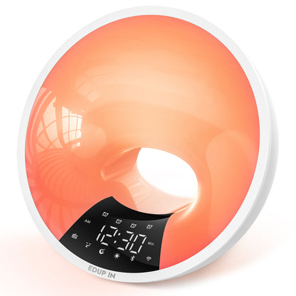 Sunrise Simulation Smart Clock with White Noise