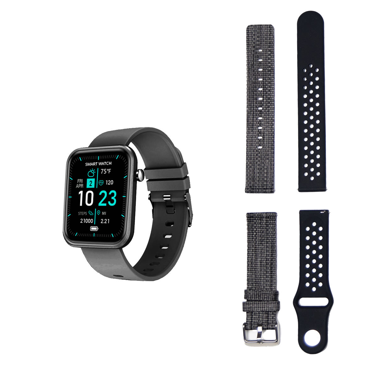 Tri-Band Wellness Smartwatch