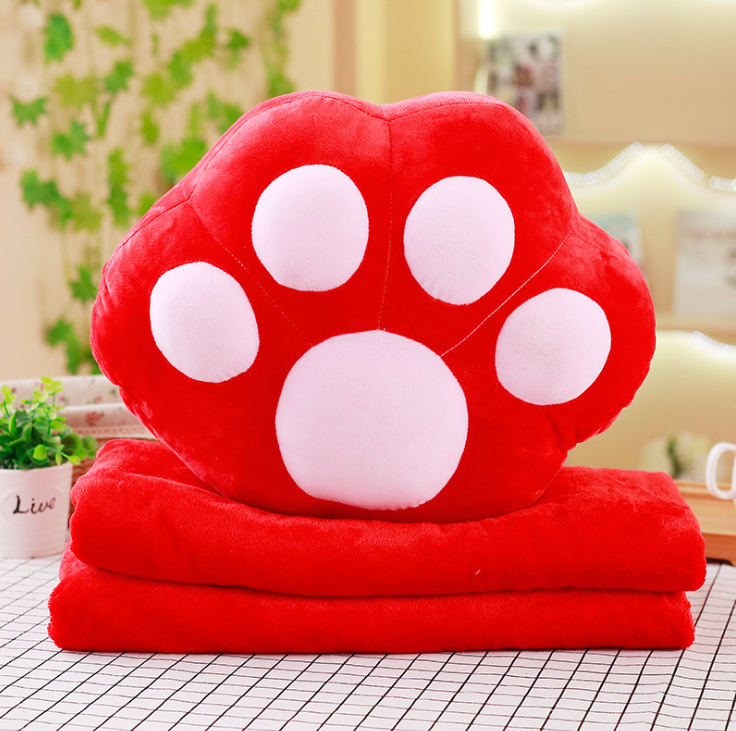 Paw Print Cozy Throw - AC Friendly
