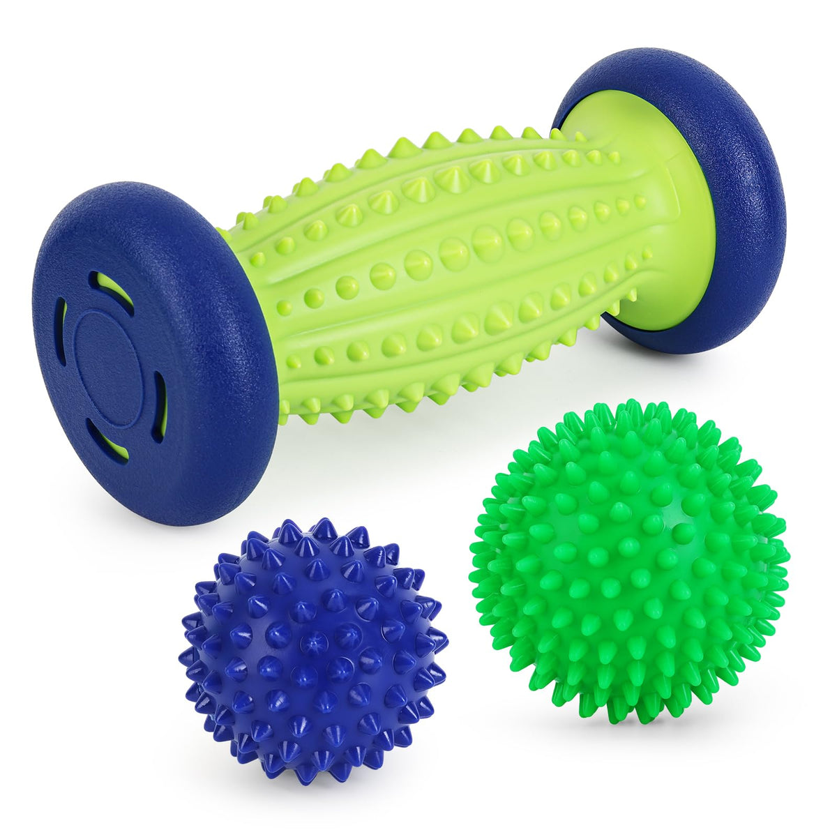 Foot Relief Massage Set - Plantar Roller & Spiky Balls
