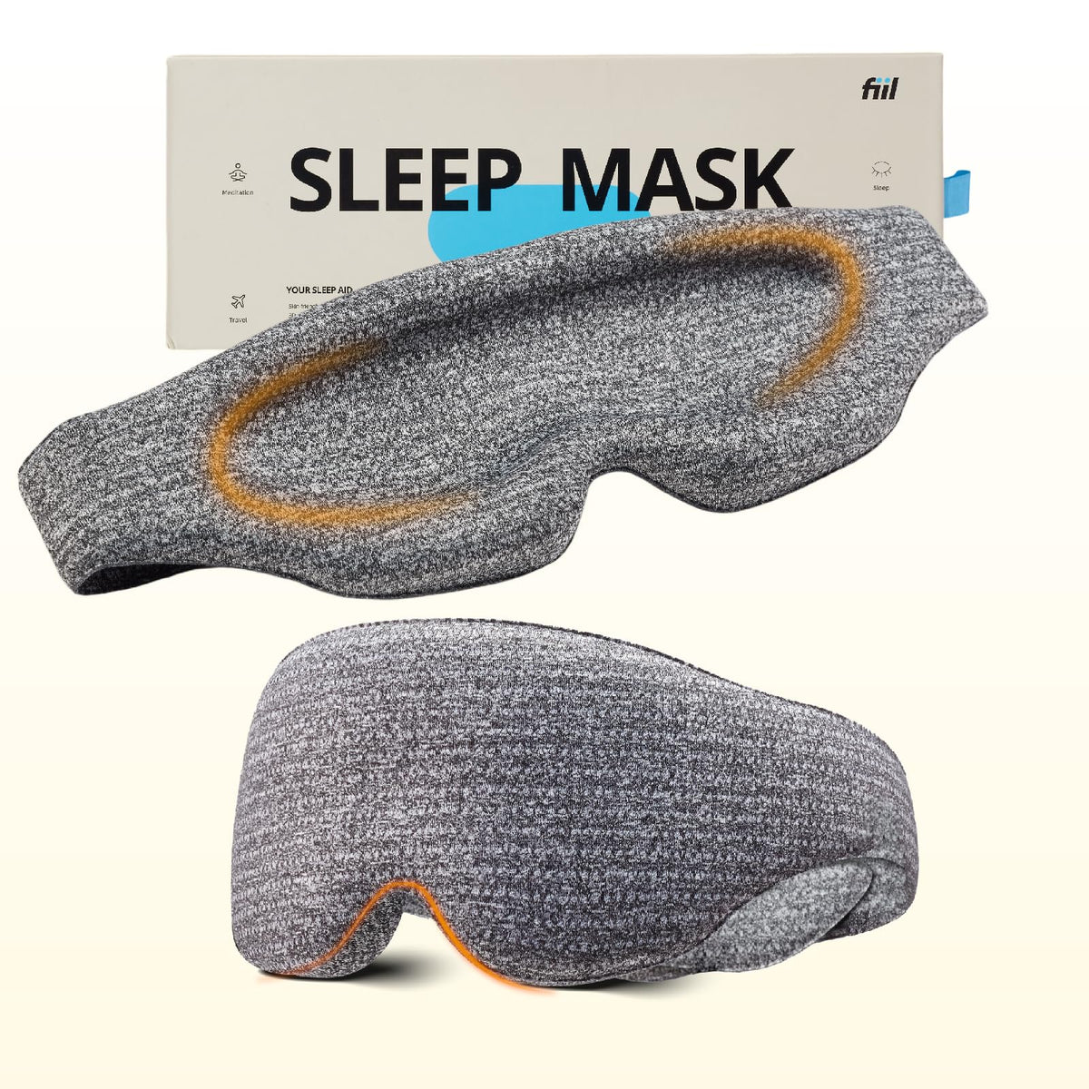 3D Total Blackout Sleep Mask for Side Sleepers