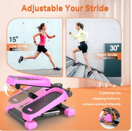 Home Office 330LBS Mini Stepper with Bands & Monitor