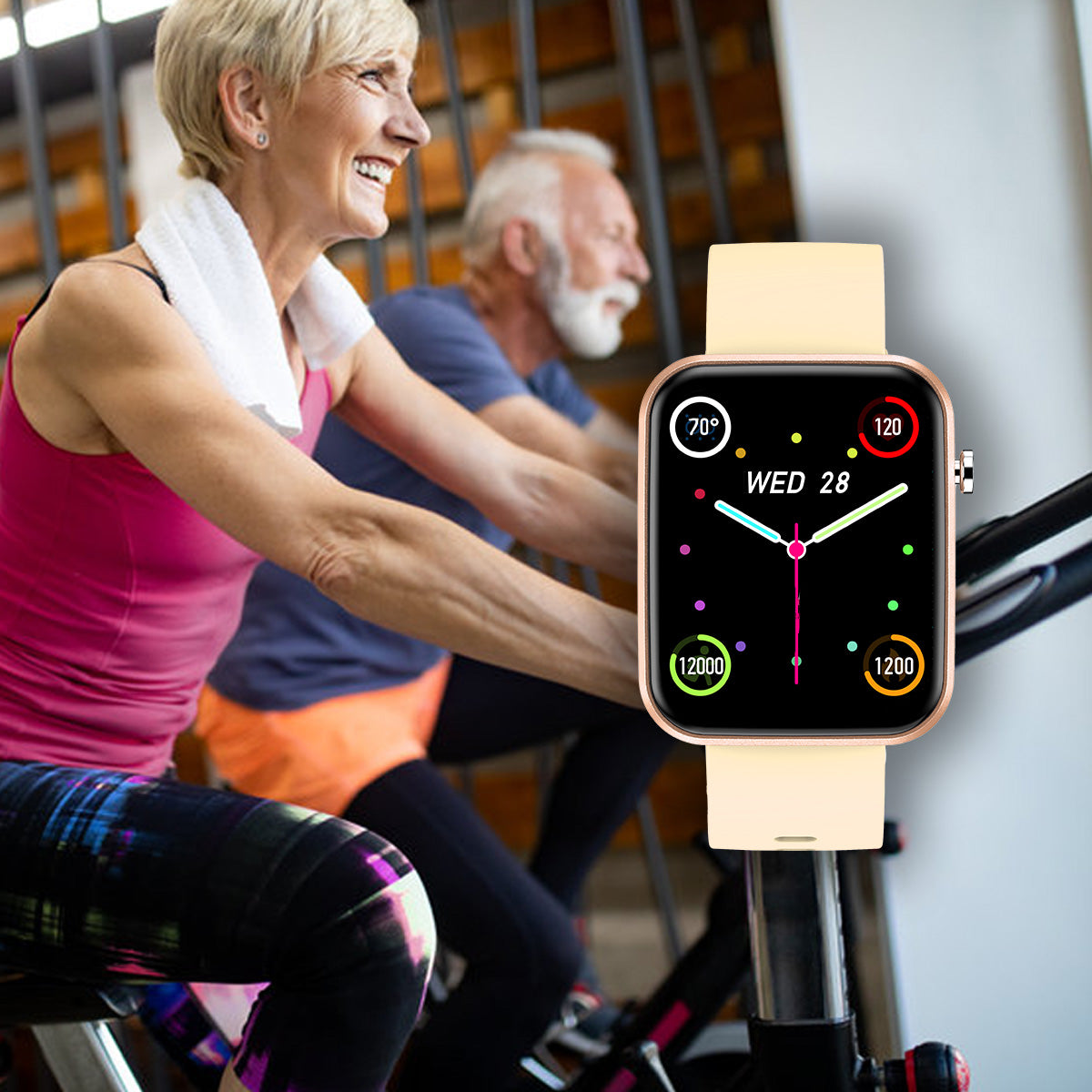 Tri-Band Wellness Smartwatch