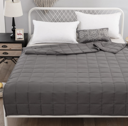 Plaid Weighted Comforter