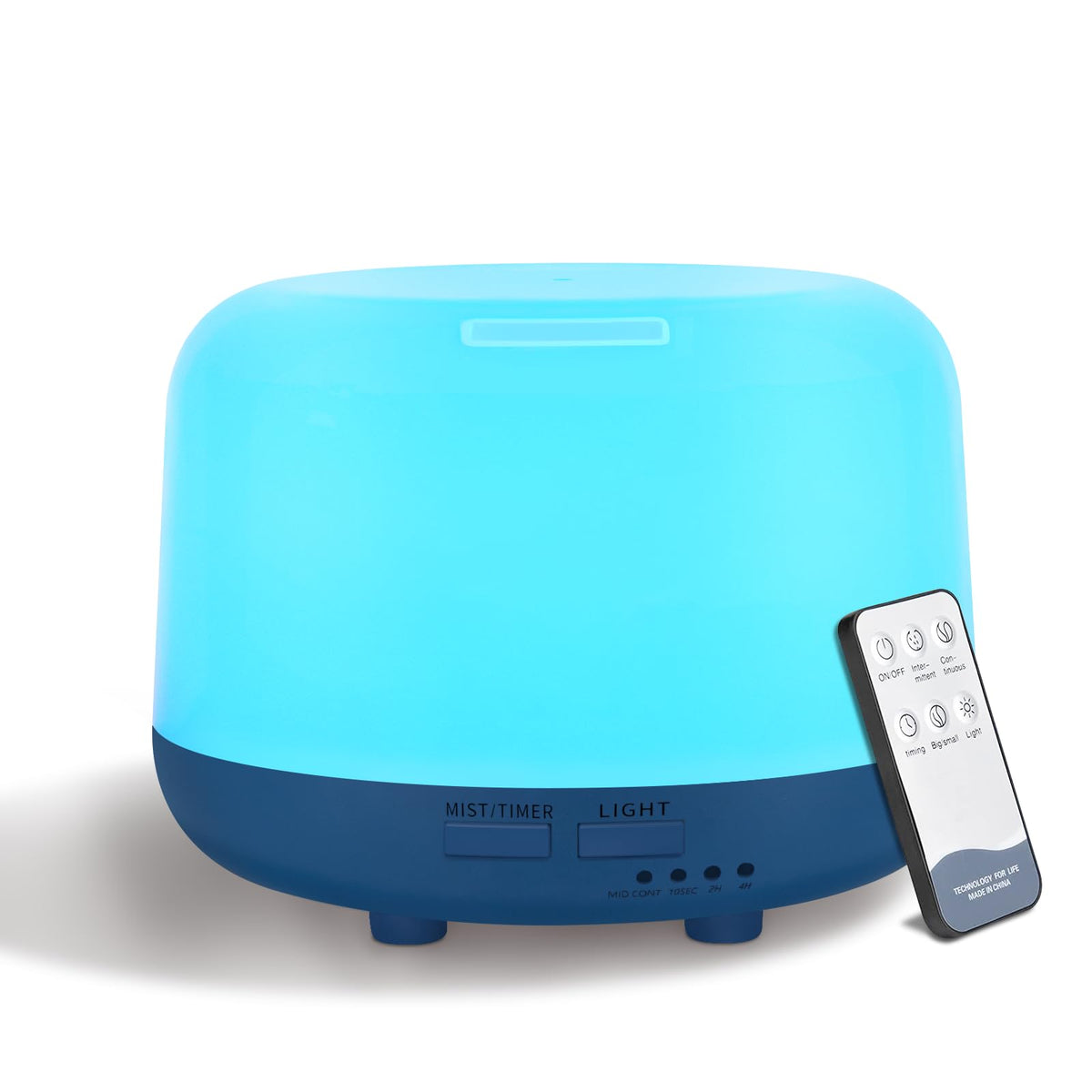 MistAura 300ML Essential Oil Nebulizer with Remote & LED Lights