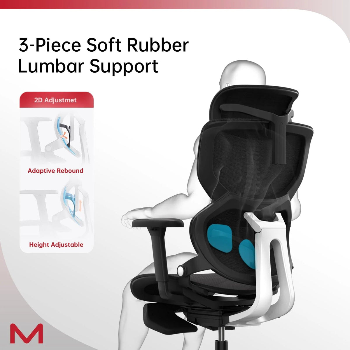 ErgoFlex Mesh Office Chair with Adjustable Footrest