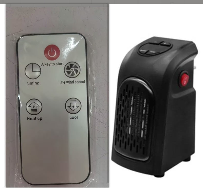 Compact Ceramic Heat Buddy – Ideal for Home, Office, & Outdoors