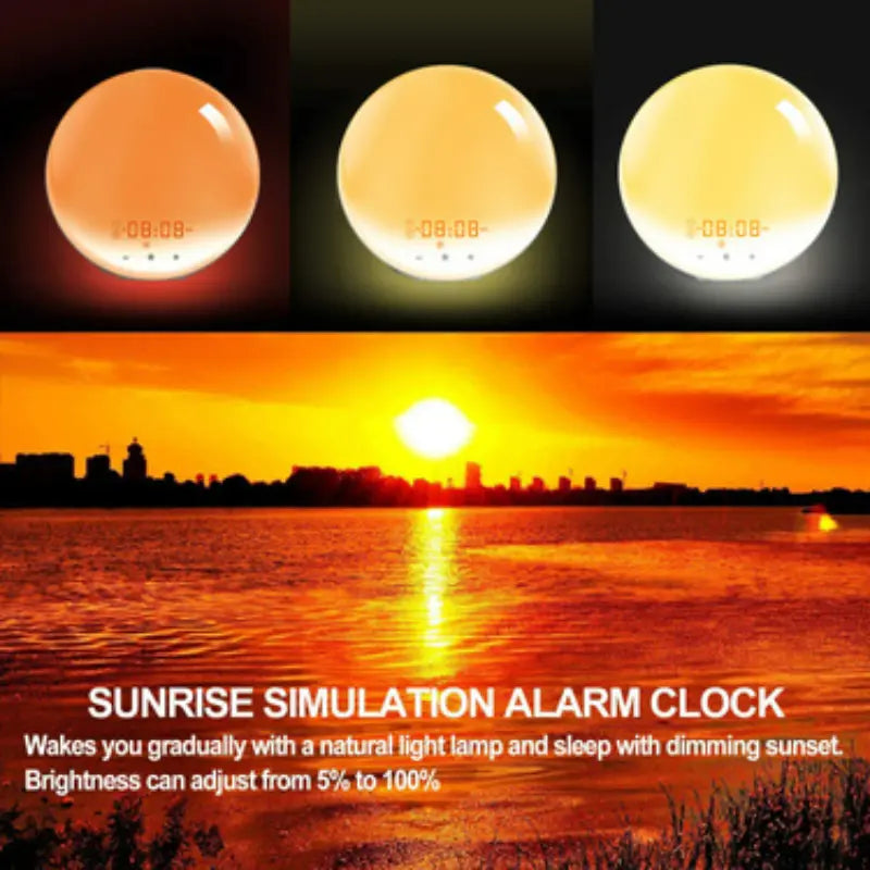 Kids' Dual Alarm Sunrise Clock