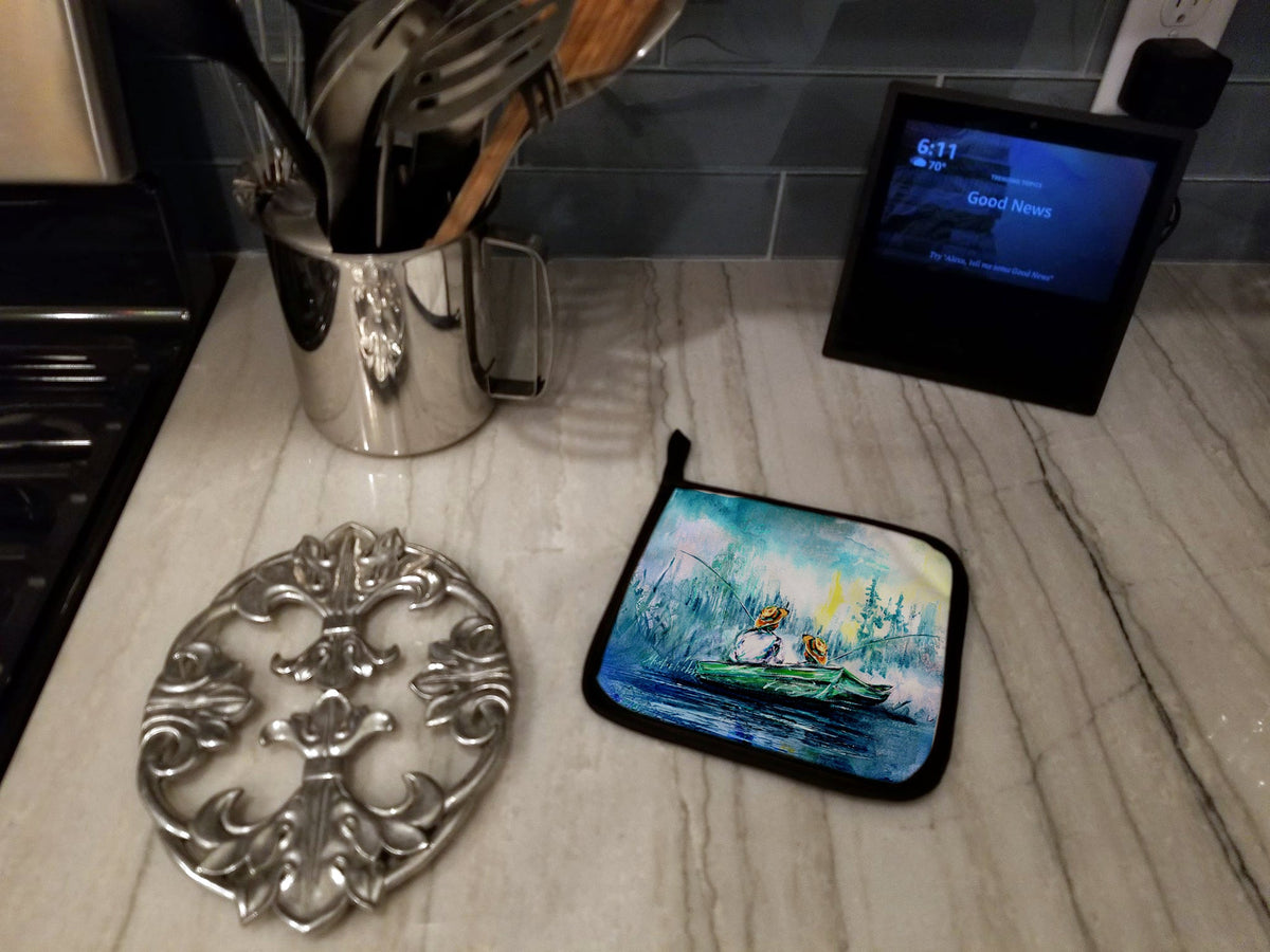 Bayou Fishing Pot Holder Duo